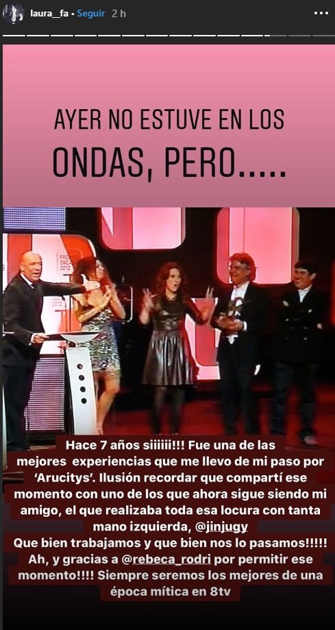 laura hace stories 