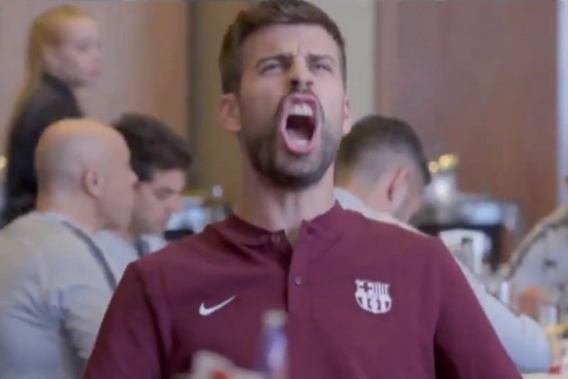 pique cridant matchday @FCB