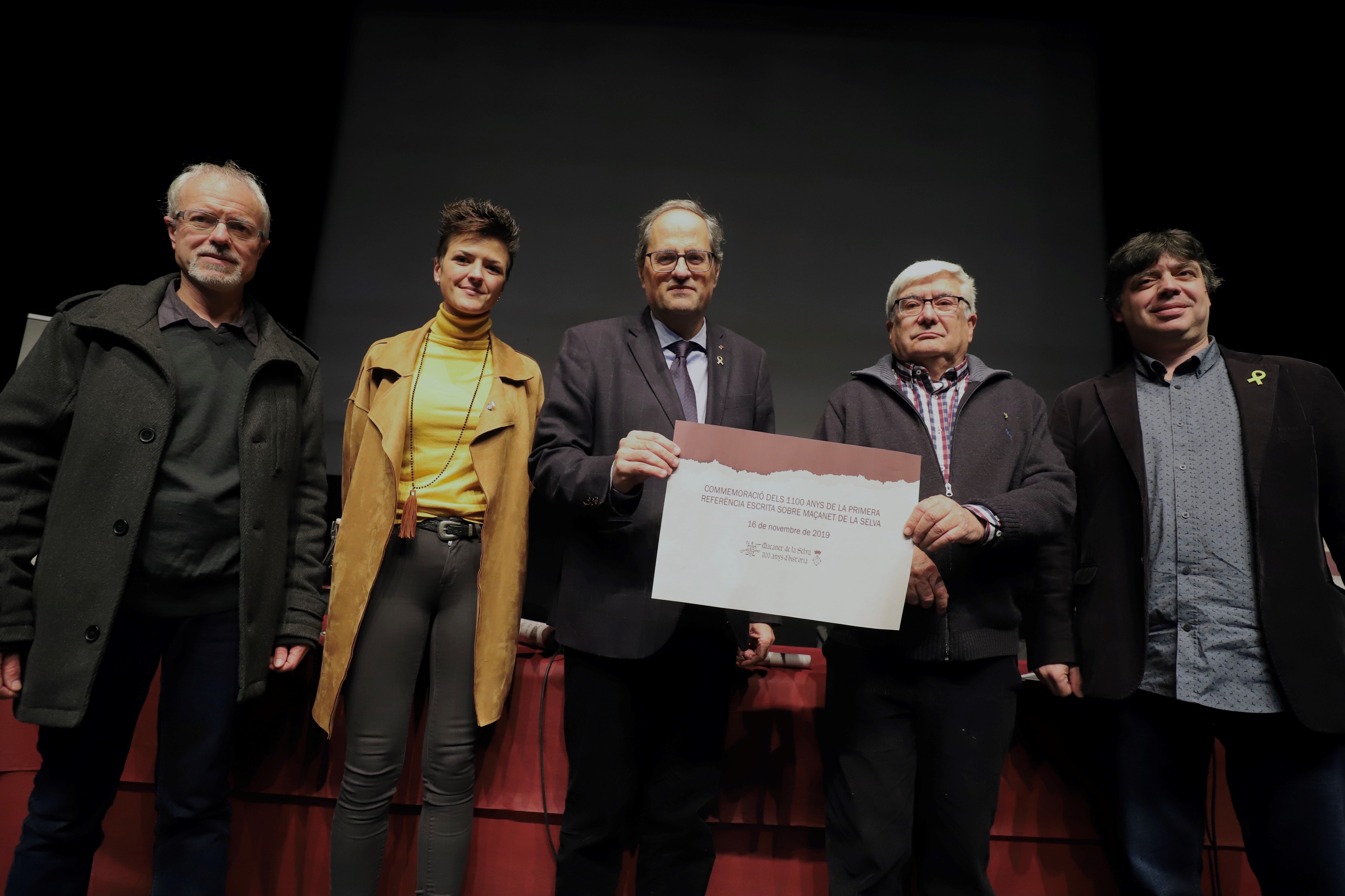 Torra reivindica "el combate por la libertad" dos días antes del juicio