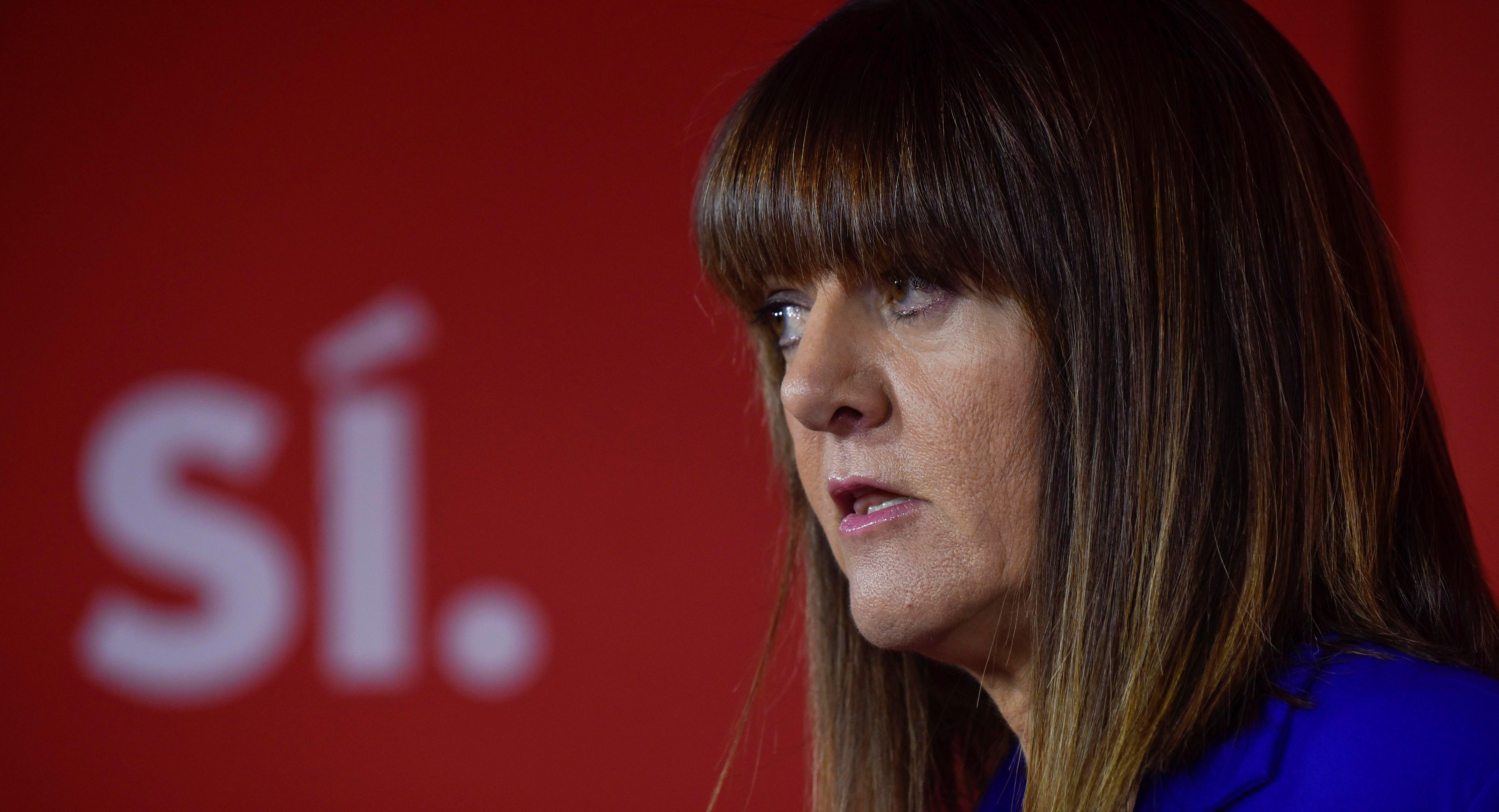 Una dirigente socialista: "El referéndum como delito no estará en el pacto con Podemos"