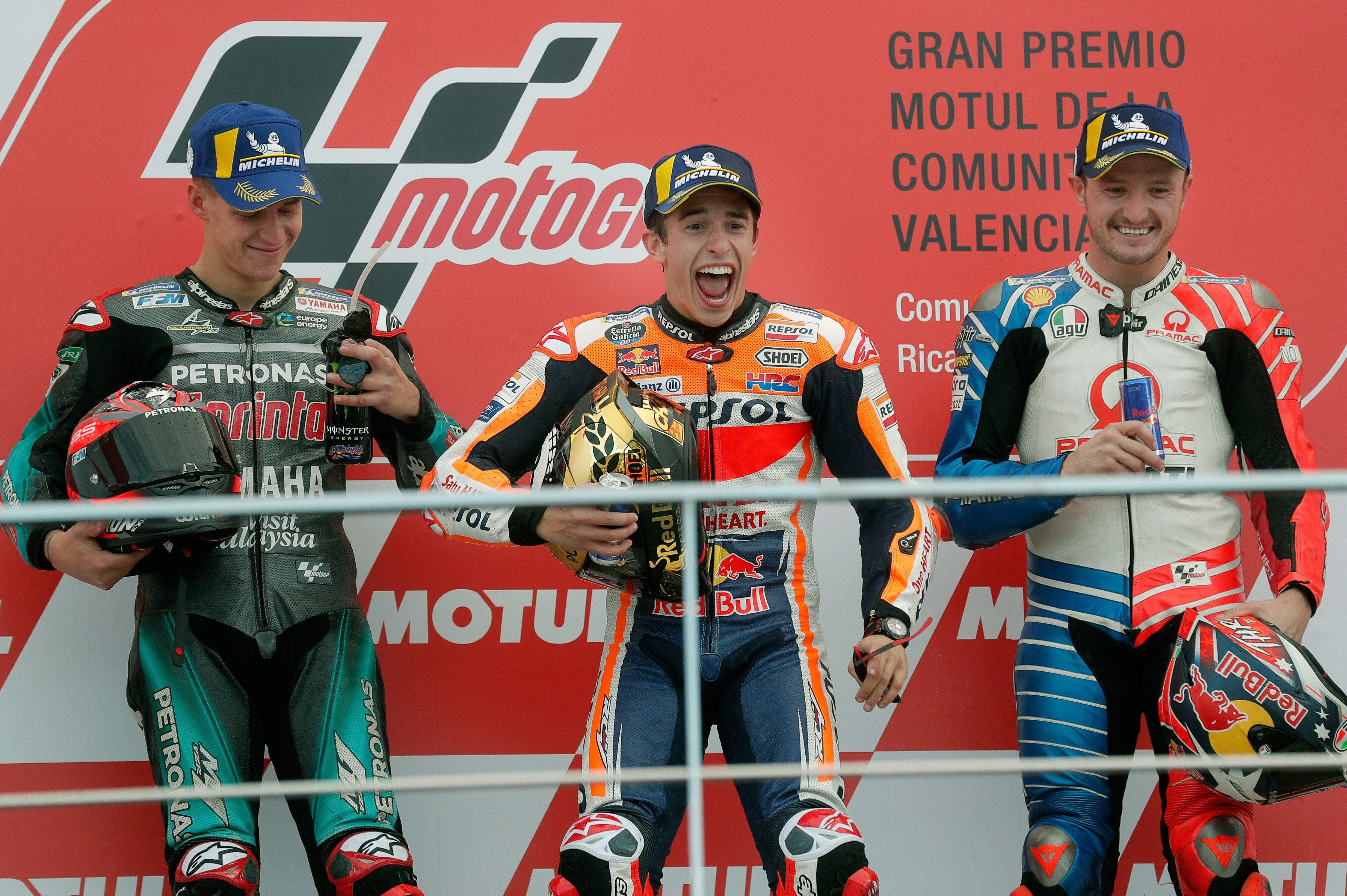 Marc Márquez tanca una històrica temporada amb victòria a València