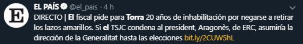 El País Torra 20 años detall @el pais