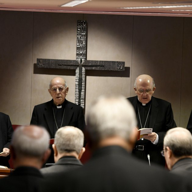 presidente Conferencia Episcopal Española, Ricardo Blázquez, cardenal y arzobispo de Madrid, Carlos Osoro EFE
