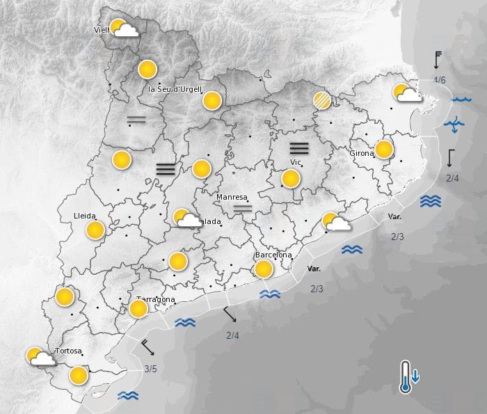 mapa temps