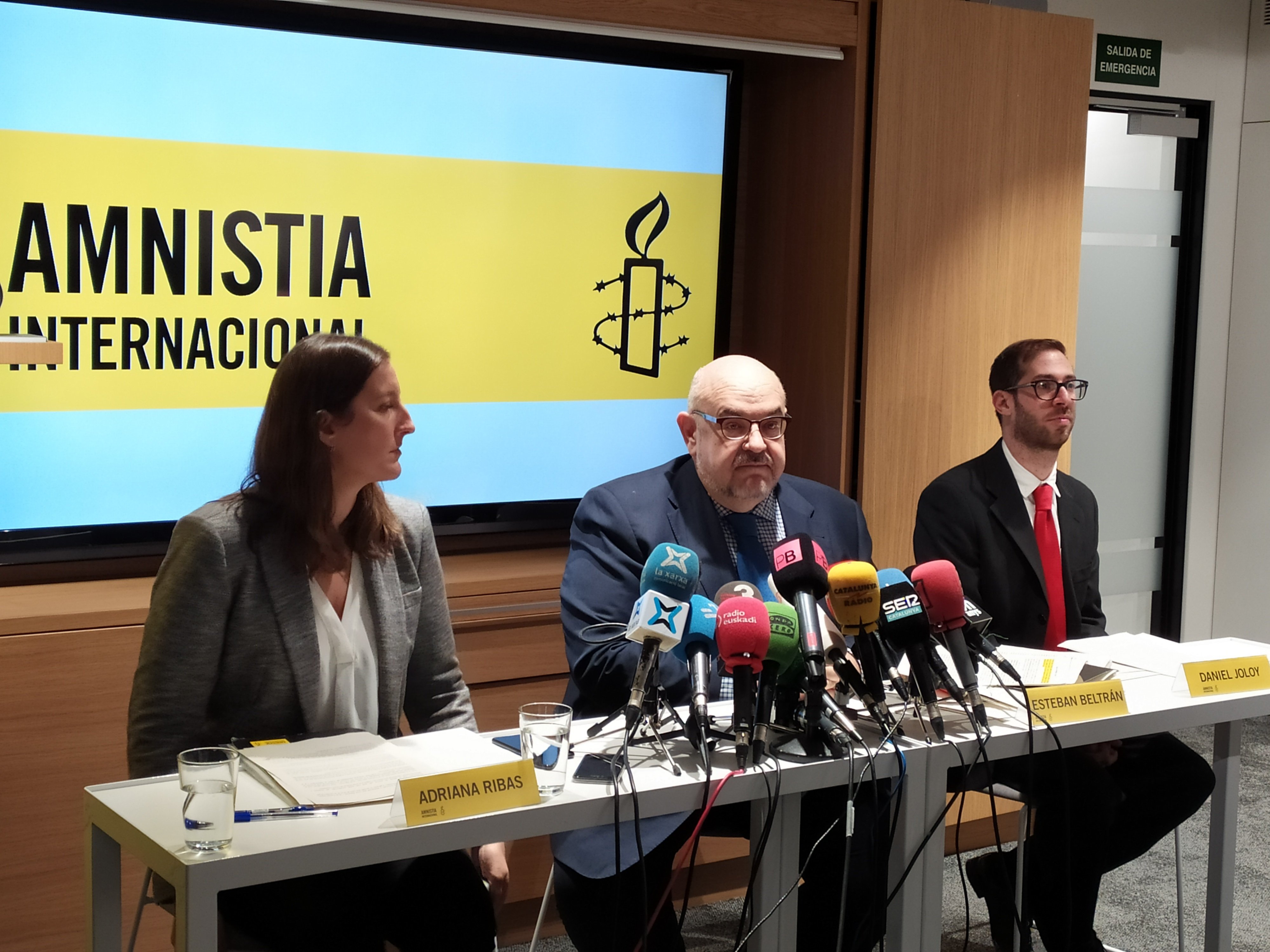 Amnistía Internacional combate la sentencia y luchará para liberar a Sànchez y Cuixart