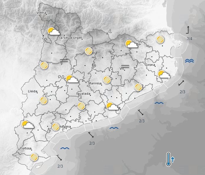 mapa tiempo