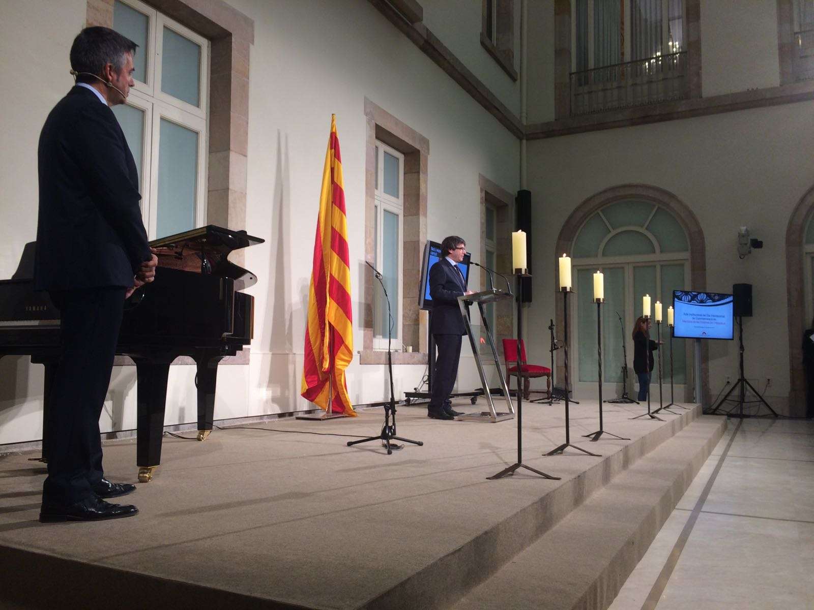 Puigdemont adverteix que el totalitarisme és una amenaça que cal desactivar