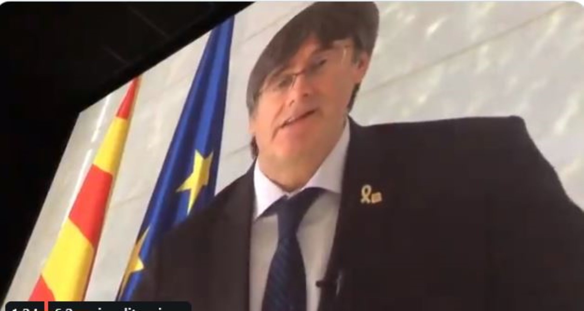 Puigdemont apunta que "aviat" podria trepitjar terra catalana