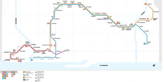 mapa línia l9 l10 metro