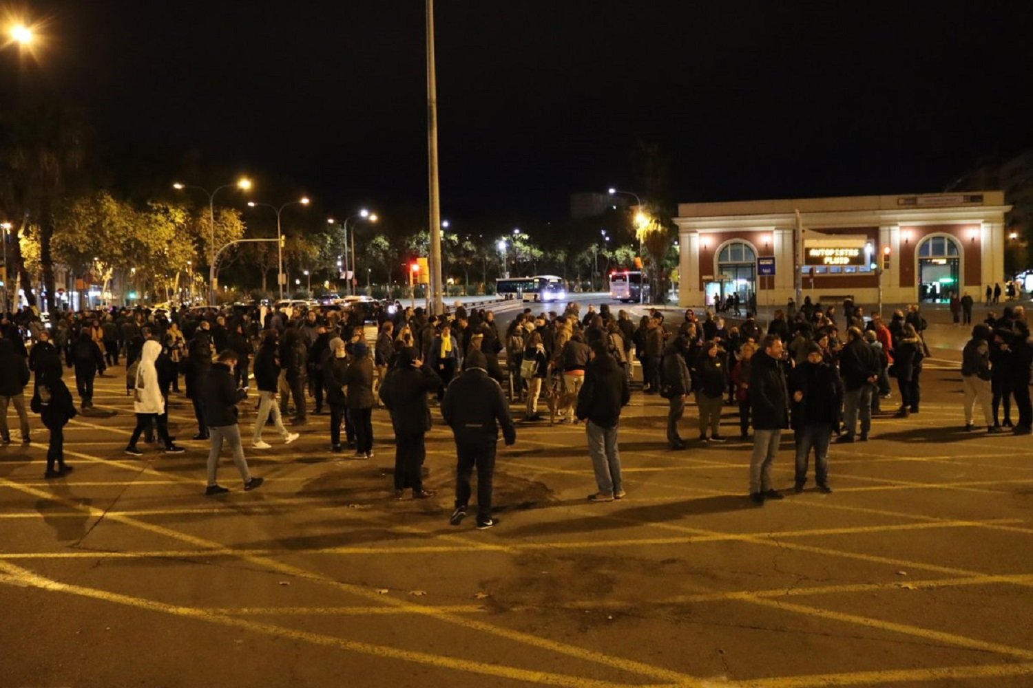 Dos detinguts en el 41è tall a la Meridiana