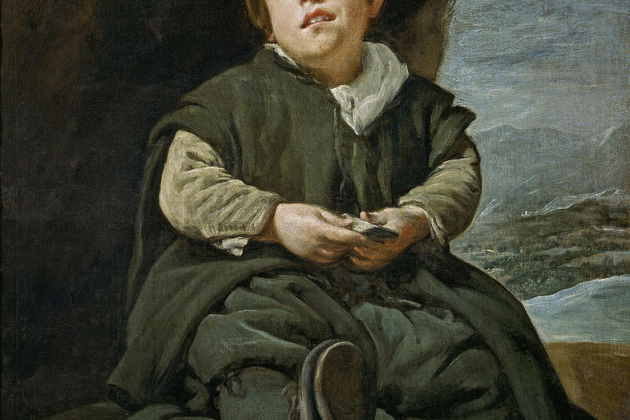 El bufó Francisco Lezcano, pintat per Velazquez (circa 1640). Font Viquipedia