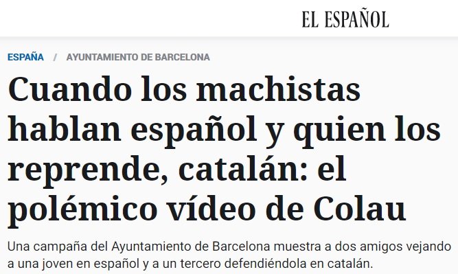 el español ada coláis