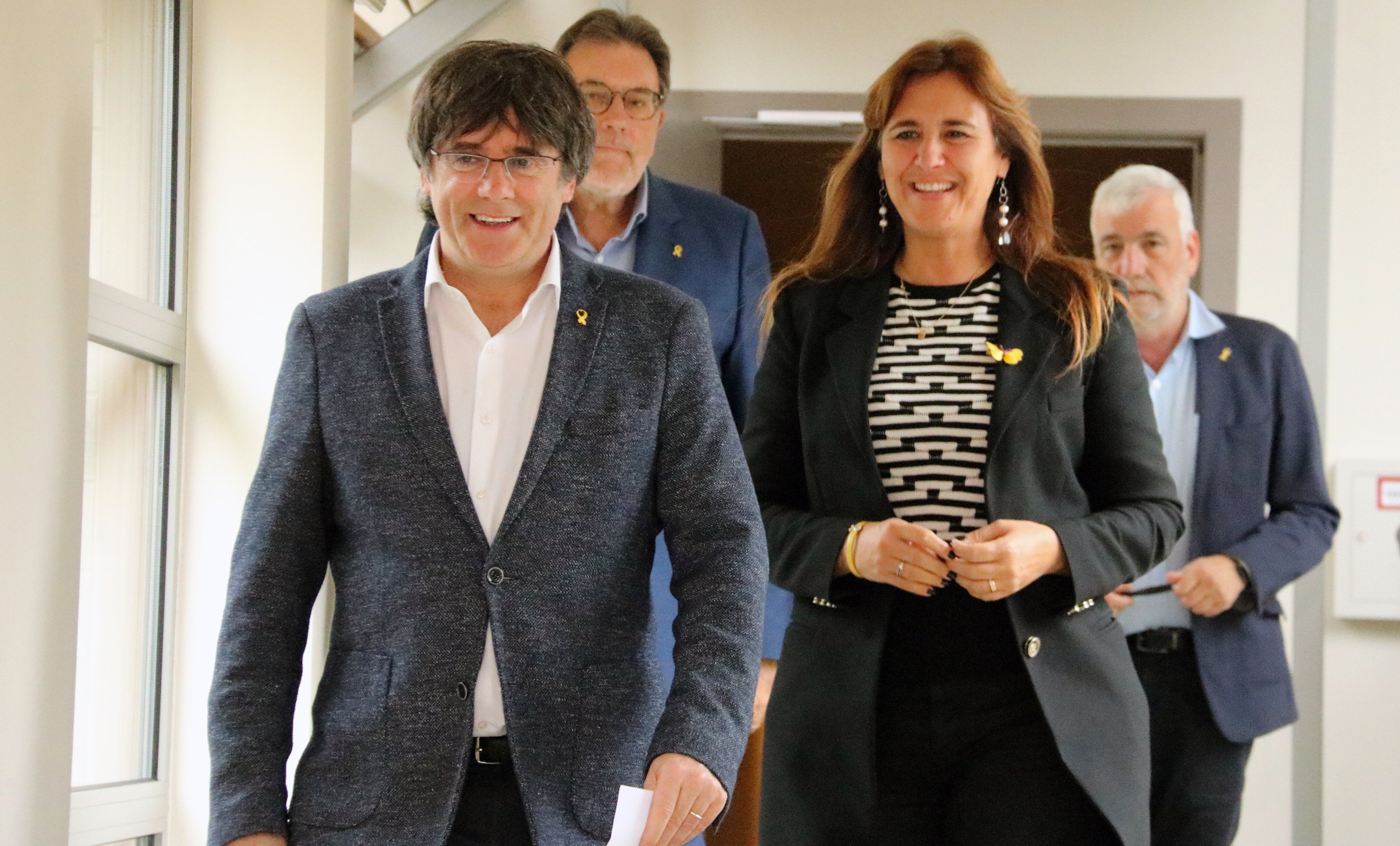 Puigdemont marca territorio: "Junts, la fuerza decisiva para avanzar en el 1-O"