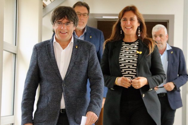 Puigdemont y Laura Borràs ACN