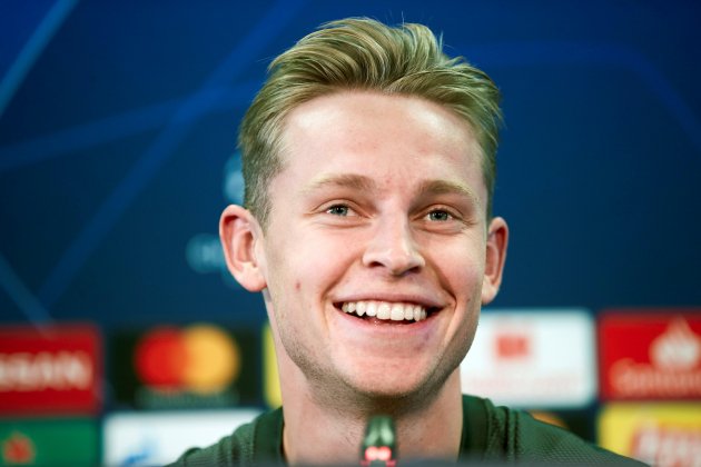 Frenkie de jong barca roda de premsa champions EFE Frenkie de jong barca roda de premsa champions EFE