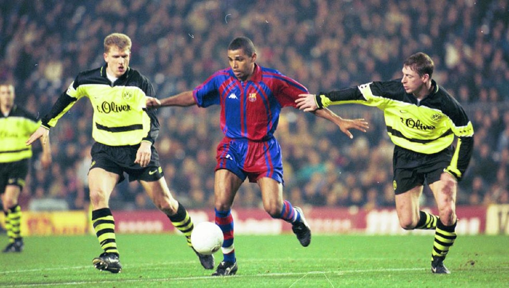 El Barça-Dortmund de 1998: aquel duelo de camisetas excéntricas