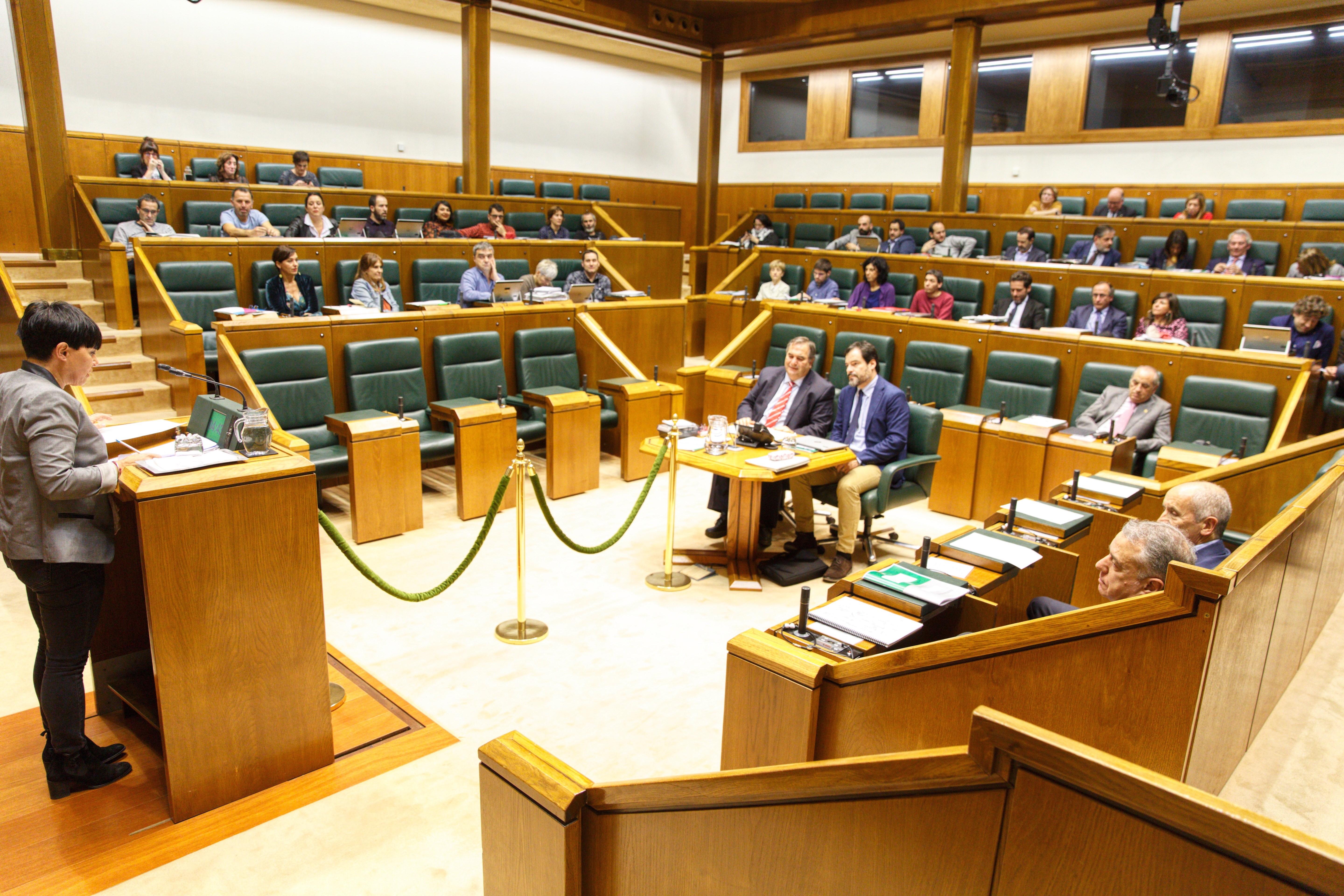 El Parlamento vasco aprueba una resolución en defensa del derecho a decidir