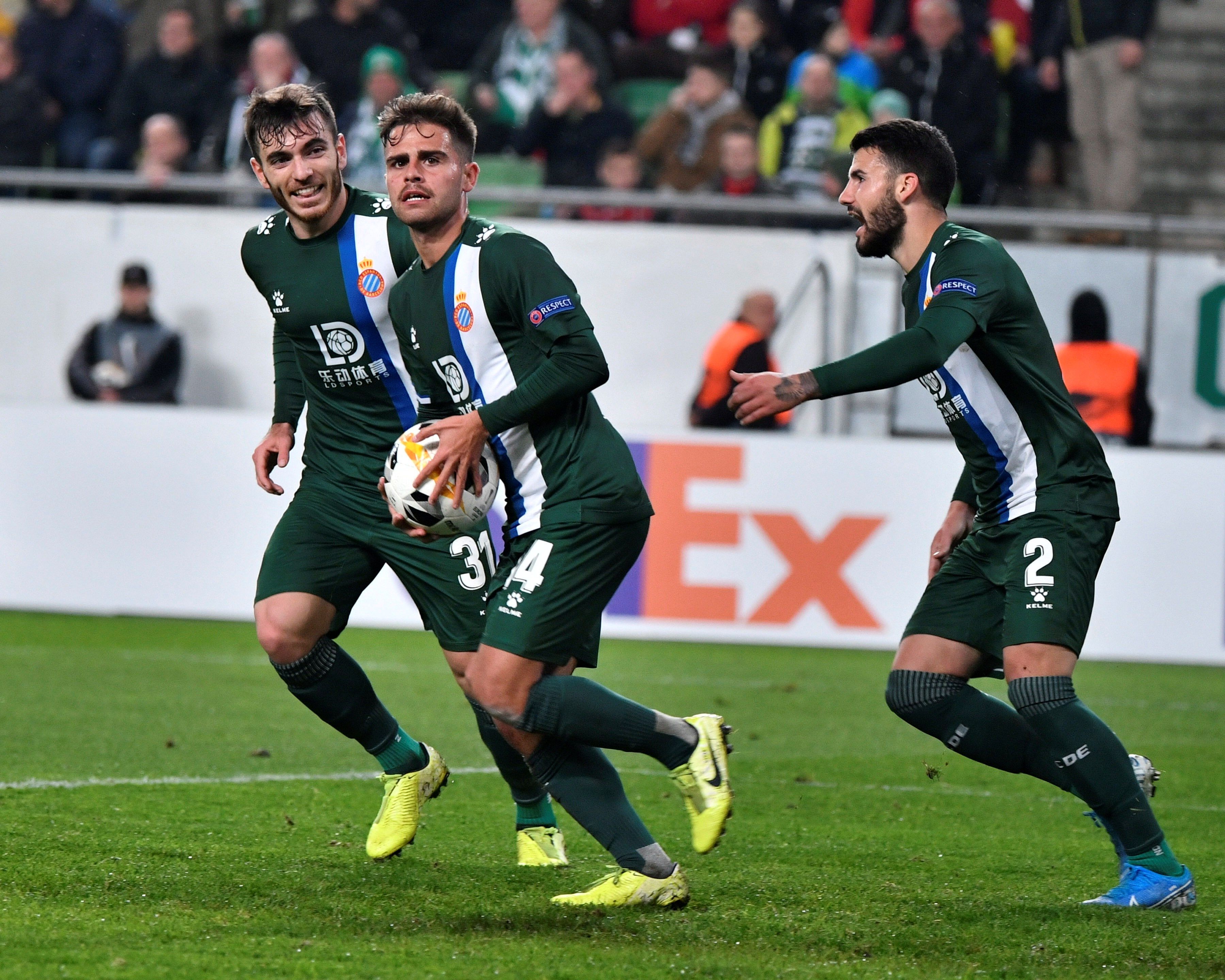 El Espanyol empata en Hungría y ata el primer lugar de grupo (2-2)