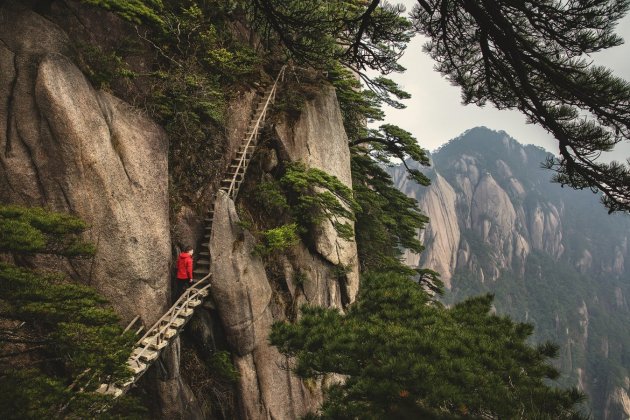 huang shan escaleras|escalas 