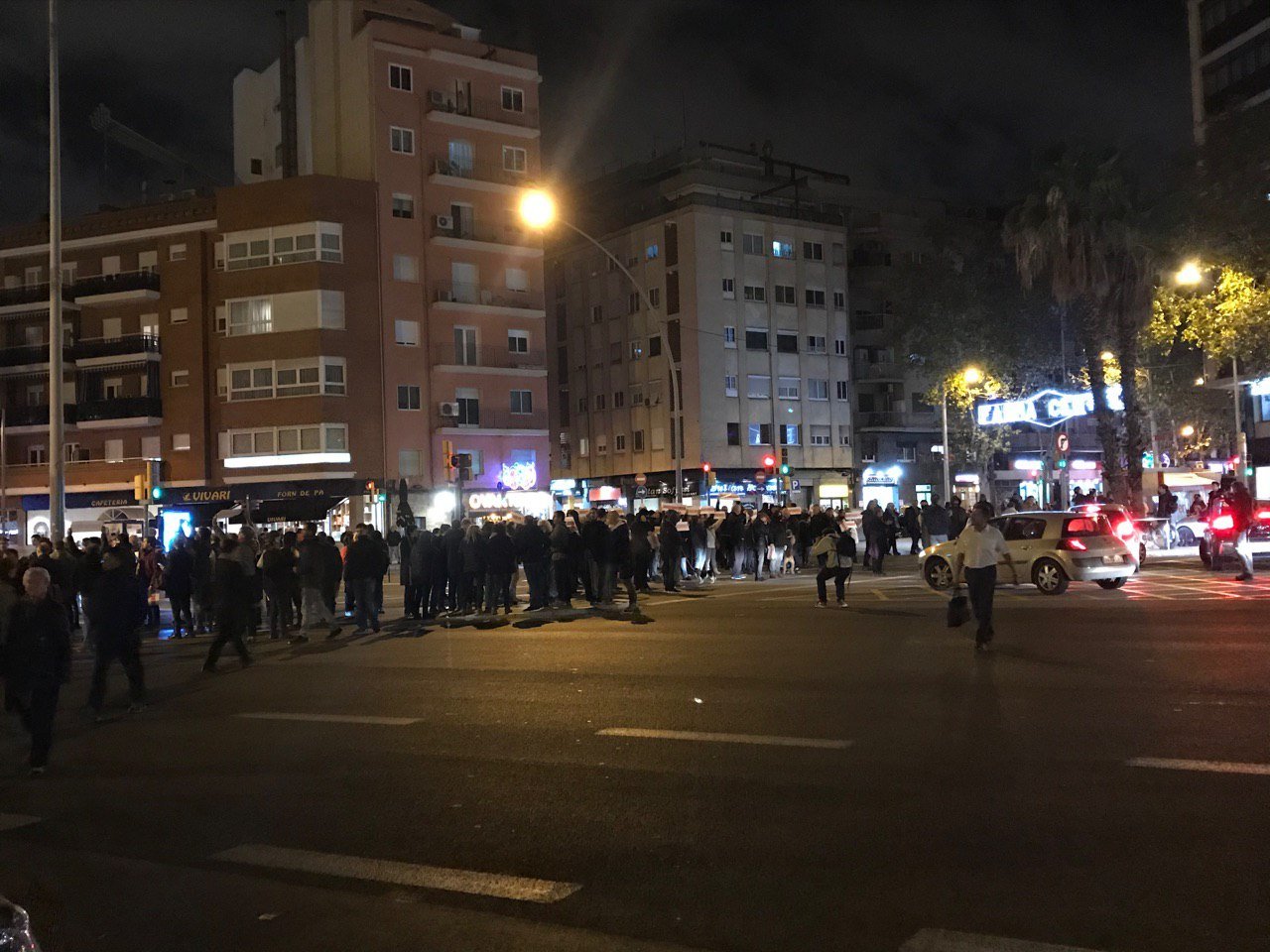 Els CDR tallen la Meridiana per 47a nit consecutiva