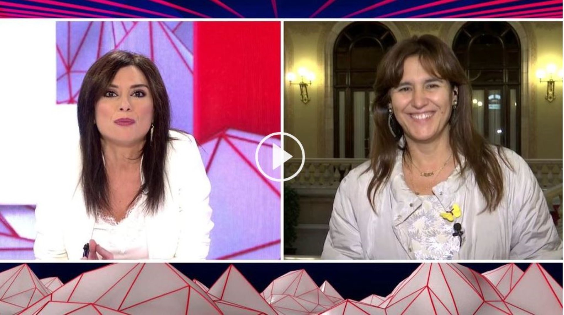 Laura Borràs revela a Cuatro què vol dir l'"apreteu" de Torra als CDR