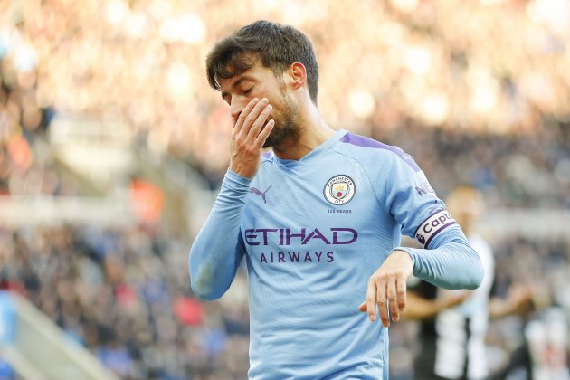 David Silva trist Manchester City EFE