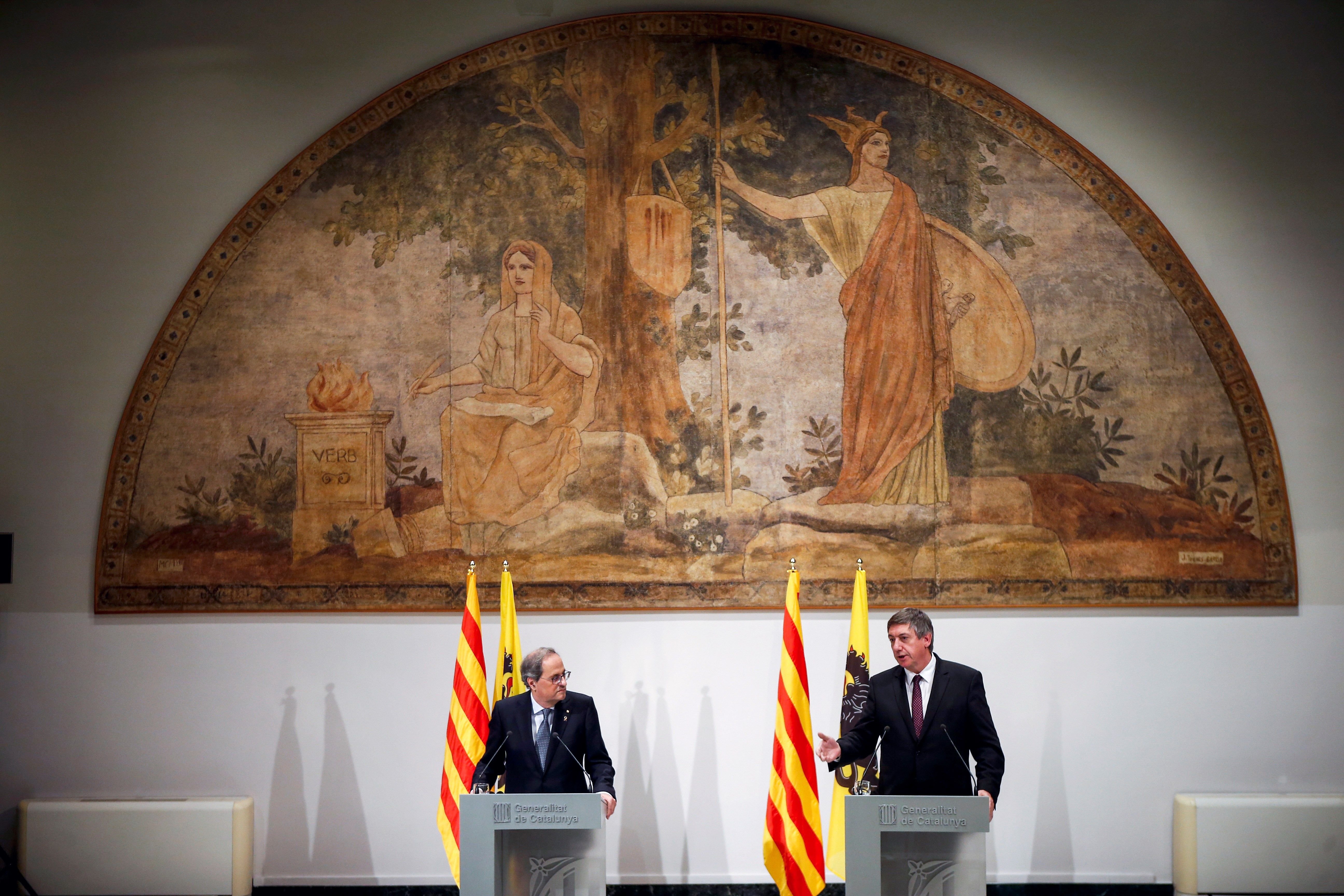 Gran impacto en Bélgica de la visita del presidente de Flandes a Catalunya