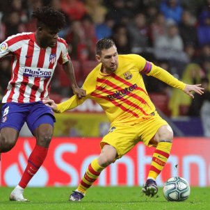 Leo Messi Thomas Atletic Madrid Barca senyera EFE Leo Messi Thomas Atletic Madrid Barca senyera EFE
