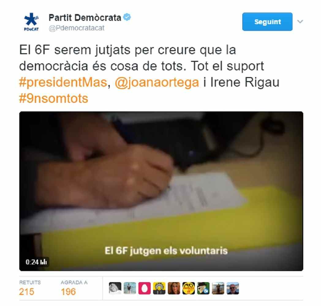 VÍDEO: "El 6-F, nos juzgan a todos"