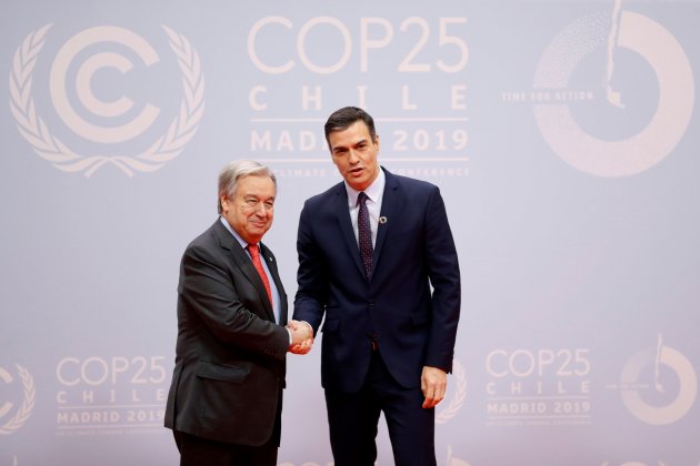 Guterres sánchez cop25 madrid efe