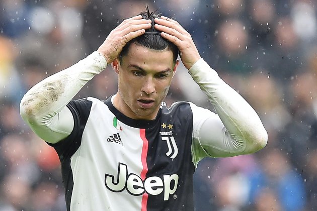 Cristiano Ronaldo manso en la cabeza sorpres Juventus EFE