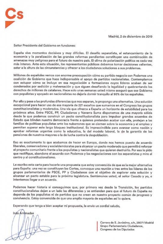 carta cs sanchez