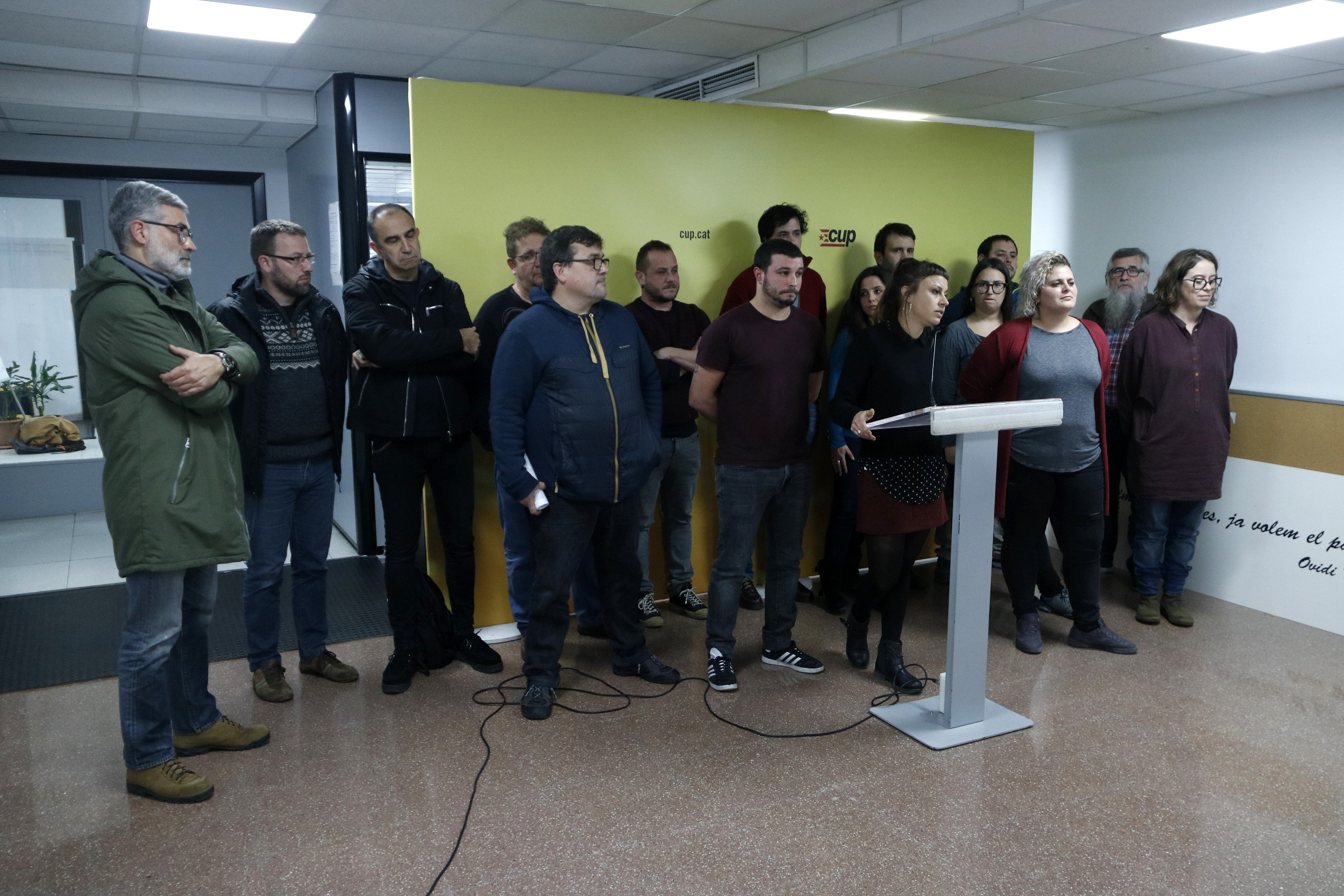 La CUP cuestiona la negociación con Madrid y defiende reavivar la lucha en la calle