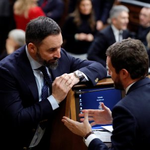 Pablo Casado Santiago Abascal Congrés Diputats EFE Pablo Casado Santiago Abascal Congrés Diputats EFE