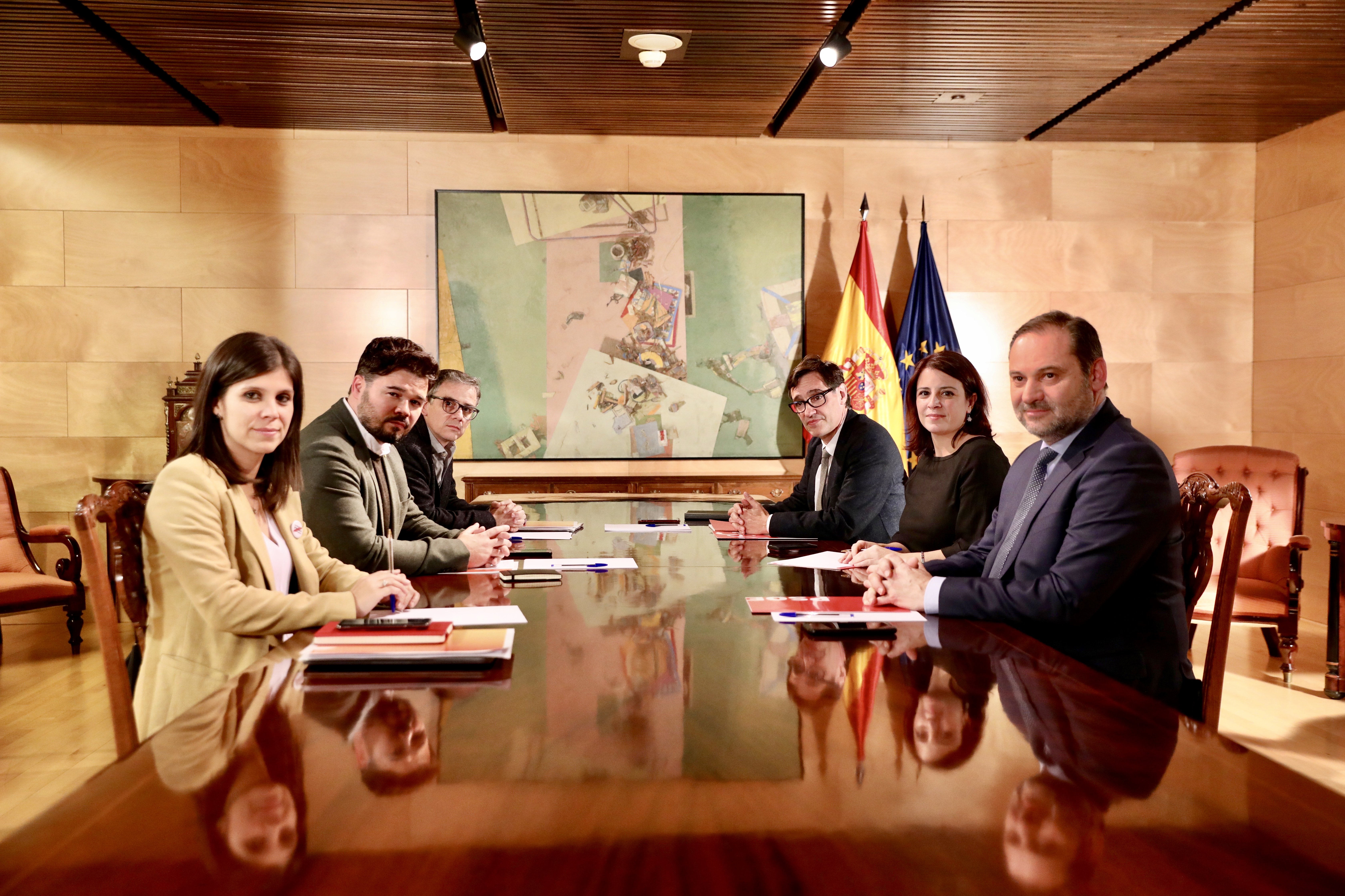 Segunda reunión PSOE-ERC: comunicado conjunto y avances en la "vía política"