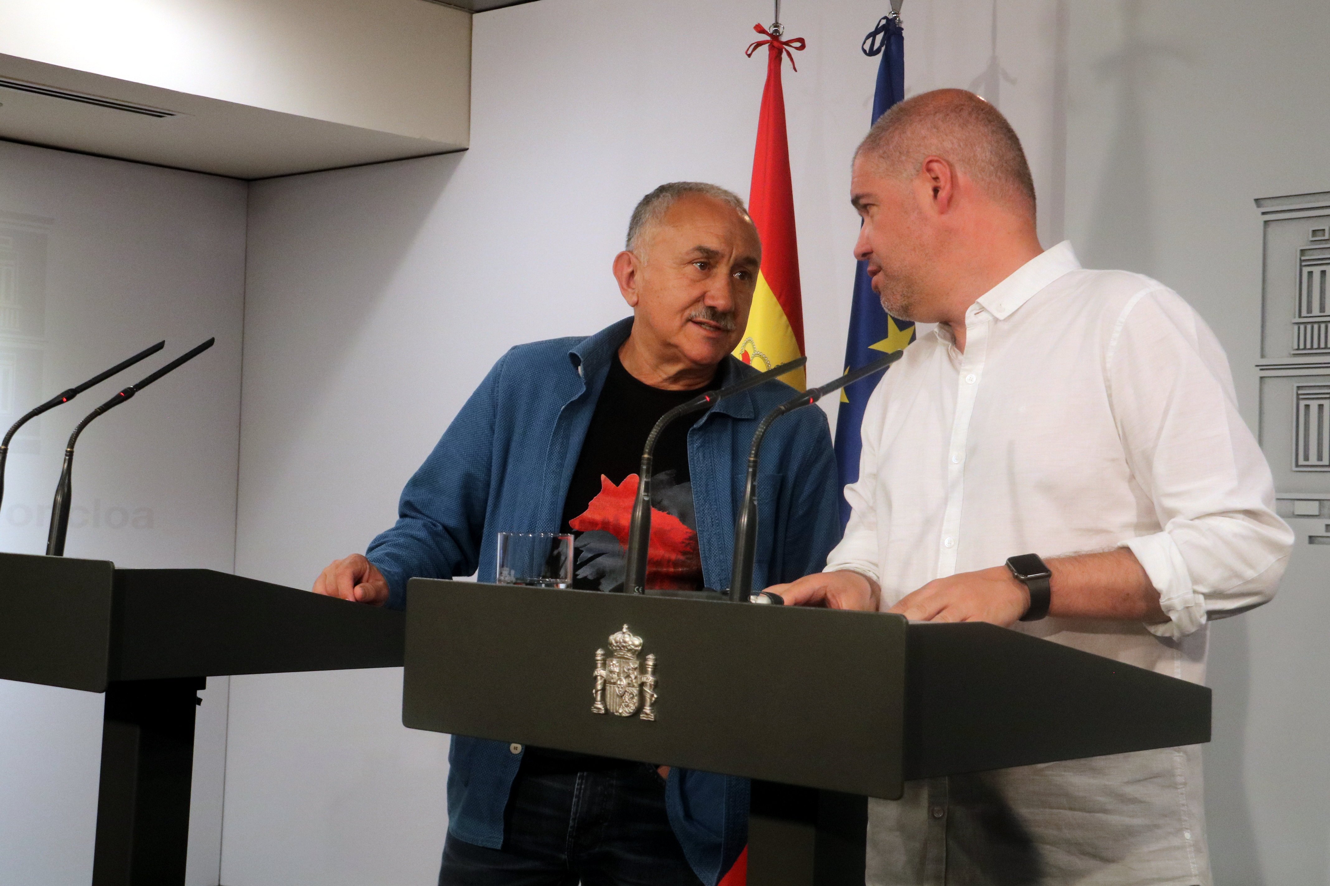 Álvarez (UGT): "Junqueras es un hombre preocupado por los problemas de la gente"