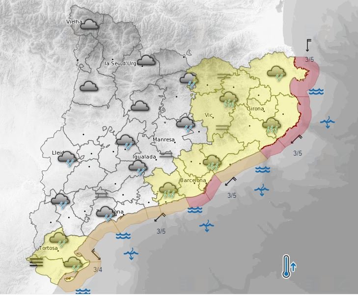 mapa temps