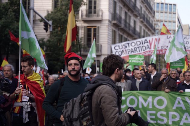 manifestació unionista Constitució via laietana   Guillem Camós