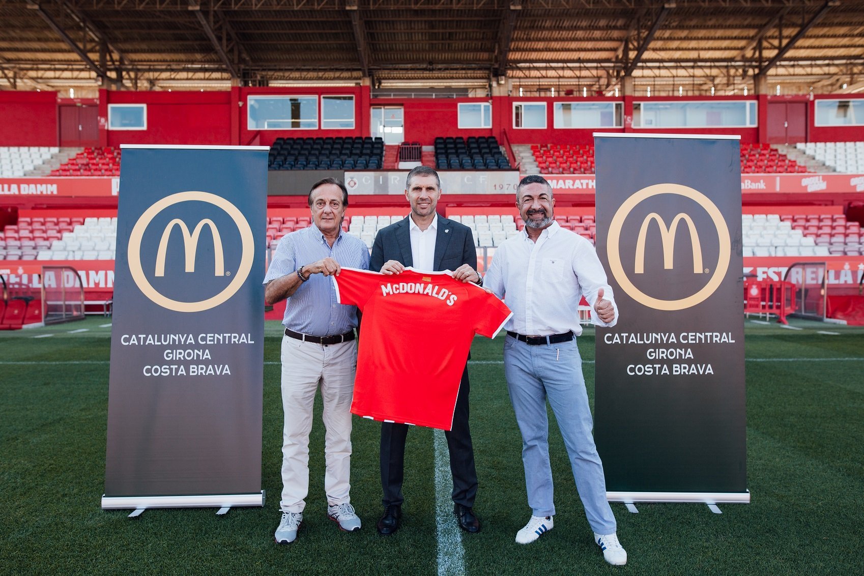 El Girona impulsa l'alimentació saludable... amb McDonald's de patrocinador