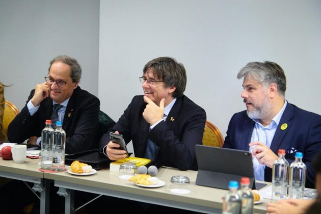 reunio jxcat brusselles torra puigdemont batet foto jxcat reunio jxcat brusselles torra puigdemont batet foto jxcat
