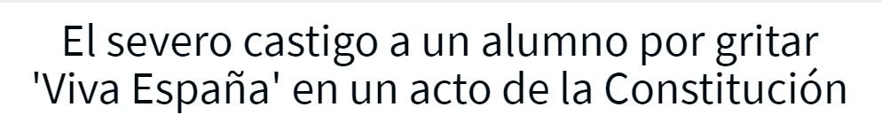 severo castigo viva españa COPE.es