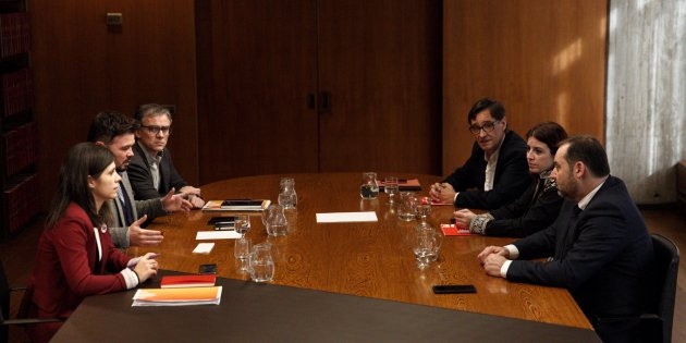 Reunió ERC PSOE investidura Barcelona 2   Sergi Alcàzar