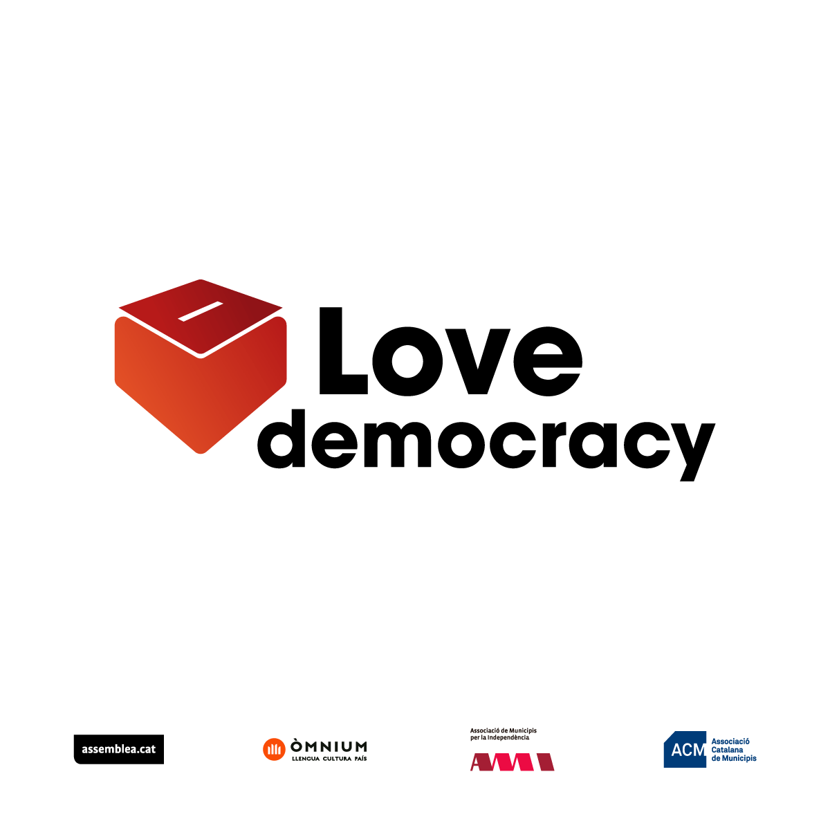 'Love democracy', el nou lema de les entitats sobiranistes