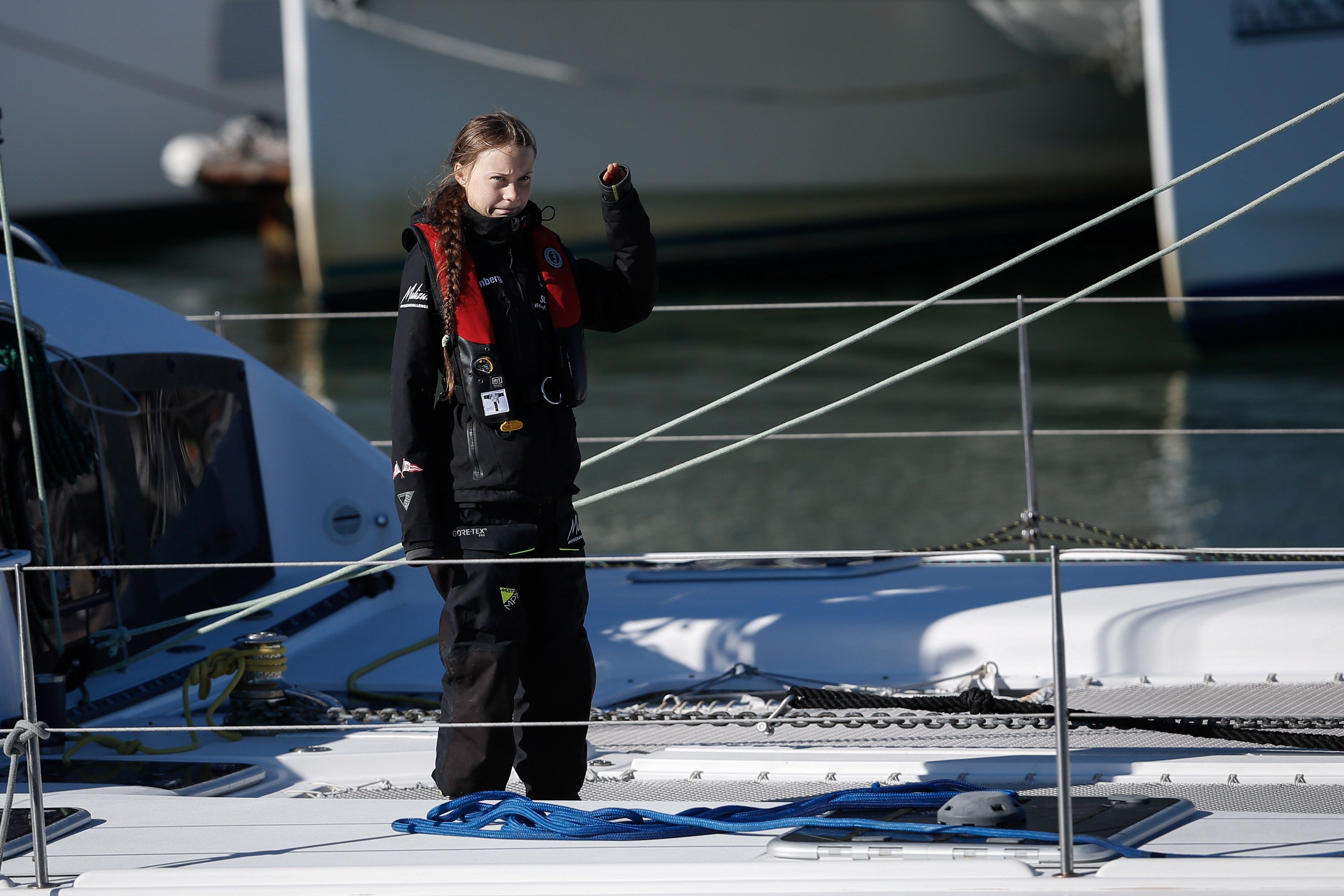 La cara B -y contaminante- del viaje de Greta Thunberg