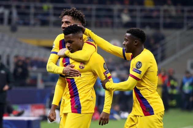 Ansu Fati Wague Todibo Inter Barca EFE