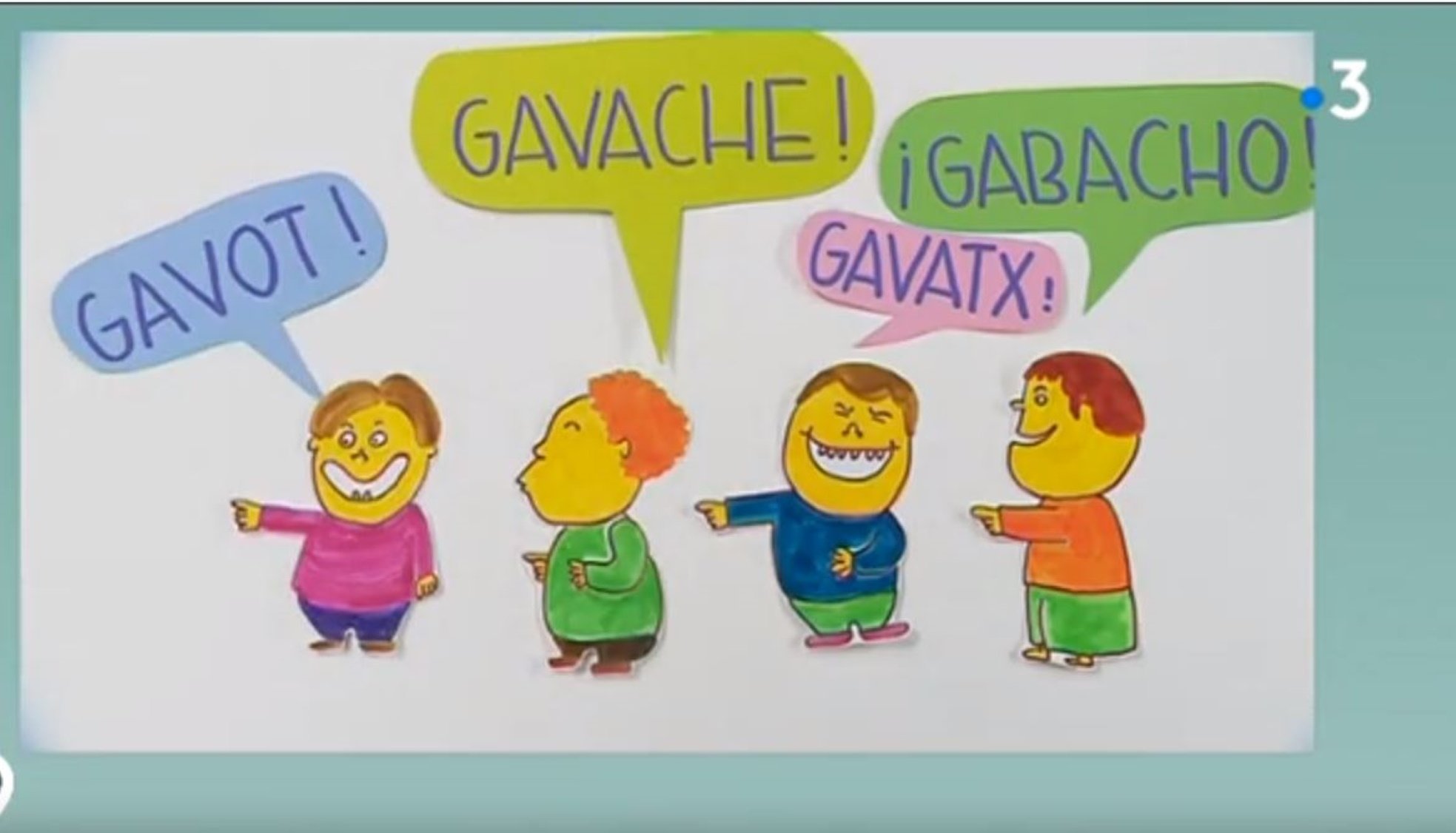 D'aquí ve l'expressió catalana "gavatx" per definir els francesos, segons France3