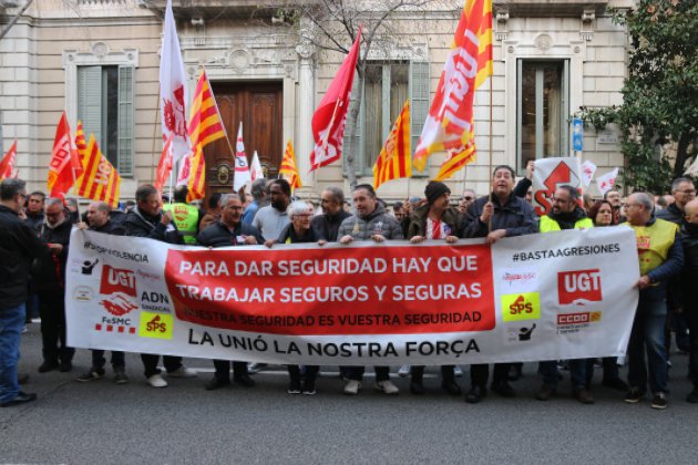protesta vigilants seguretat ACN protesta vigilants seguretat ACN