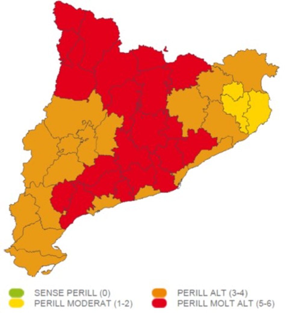 Protecció Civil avisa: la ventada pot superar localment els 100 km/h