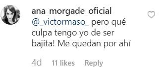 Ana Morgade resposta @ana morgade oficial
