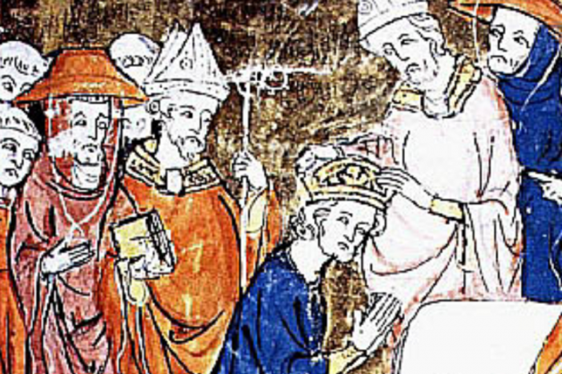 Coronación imperial de Carlomagno (800). Fuente Wikimedia Commons